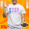 Premium Vote Yes By April 21st T-Shirt to Stop the MAGA Power Grab - Bold design promoting political activism.