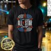 Premium WNBA All Star Chicago 2026 T-Shirt featuring vibrant team colors and stylish design for basketball fans.