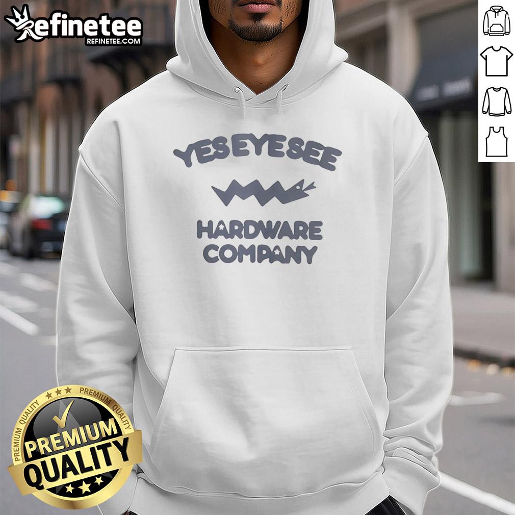 premium-yes-eye-see-hardware-company-hoodie Premium Yes Eye See Hardware Company hoodie featuring a stylish design, perfect for casual wear and work.