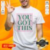Premium You Got This Test Day Teacher Matching State Stripes Funny T-Shirt in vibrant colors for educators celebrating test day.