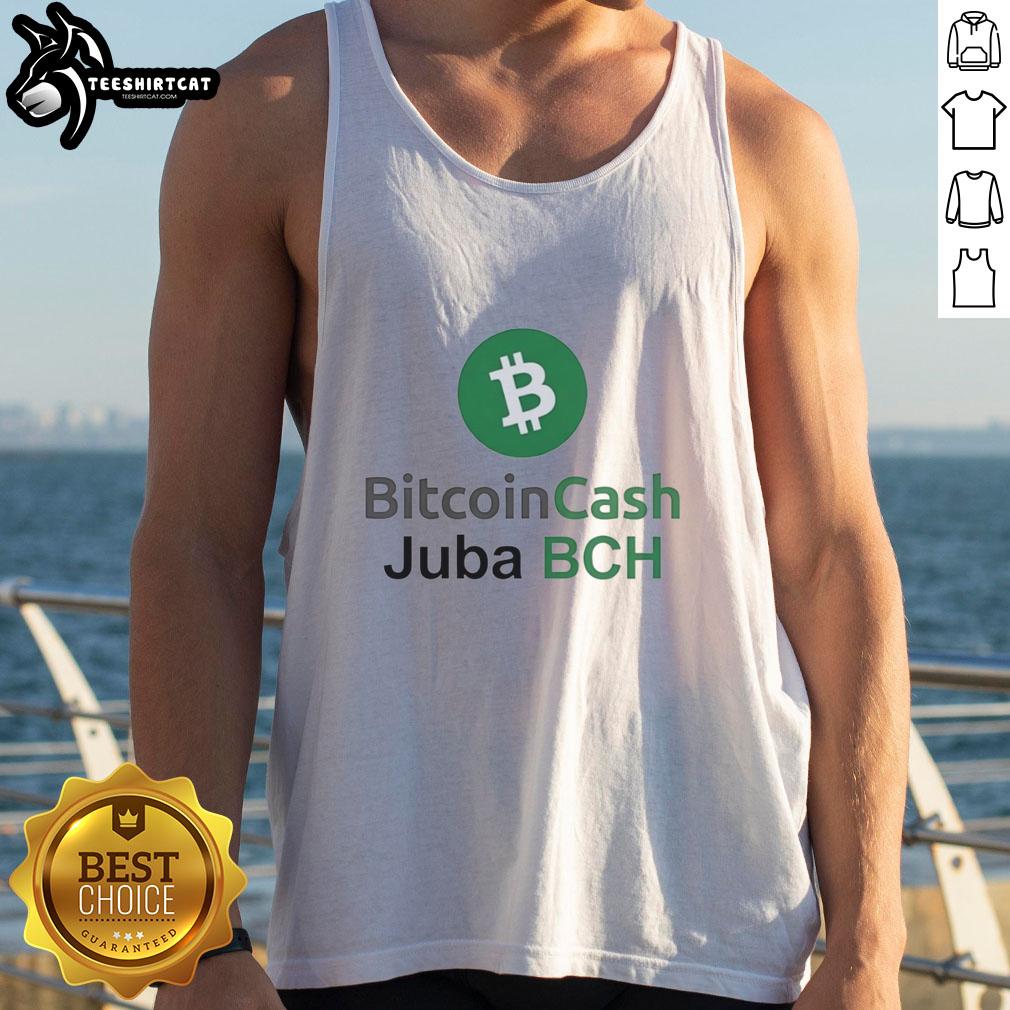 pretty-bitcoin-cash-global-digital-money-crypto-symbol-juba-bch-tank-top Stylish tank top featuring the Bitcoin Cash BCH logo, a symbol of global digital money, perfect for crypto enthusiasts.