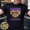 Pretty black Los Angeles Lakers Western Conference NBA Swish T-shirt featuring bold graphics and a stylish design.