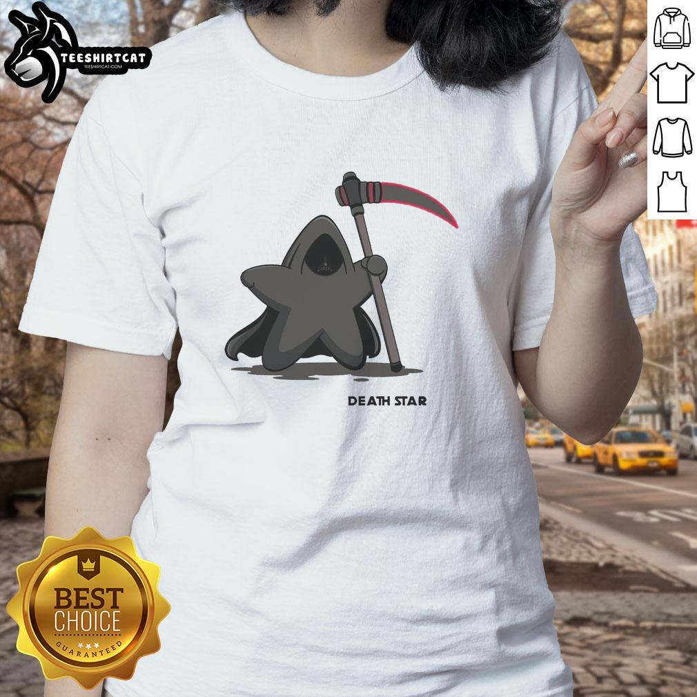 pretty-death-star-star-wars-reaper-ladies-tee Pretty Death Star Star Wars Reaper ladies tee featuring a stylish design perfect for fans of the iconic franchise.
