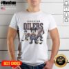 Pretty Edmonton Oilers Disney Team Ice Hockey T-Shirt featuring vibrant graphics and a playful design for fans.