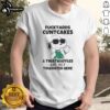 Funny Snoopy humor T-shirt featuring 'Pretty Fucktards Cuntcakes And Twatwaffles Are Not Tolerated Here' text design.
