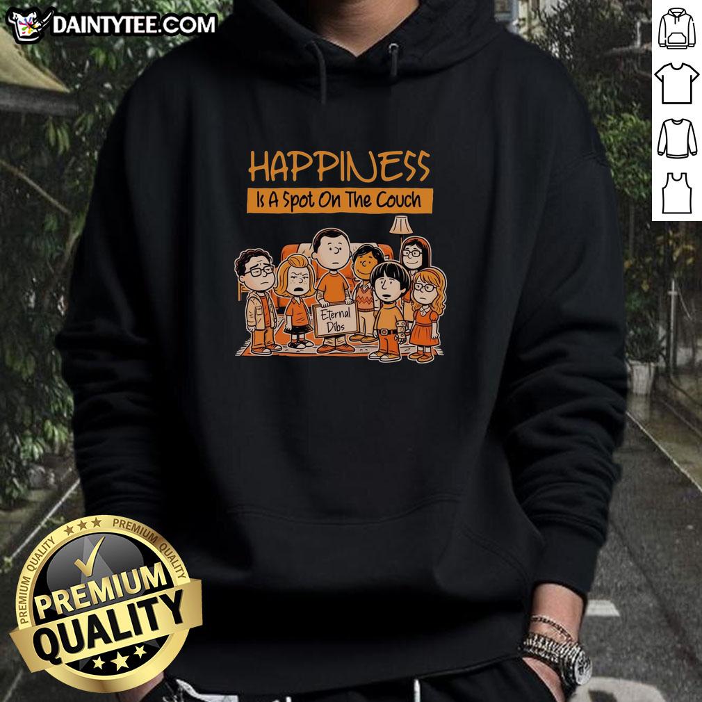 pretty-happiness-is-a-spot-on-the-couch-eternal-dibs-hoodie Cozy 'Happiness Is A Spot On The Couch' hoodie showcasing warmth and comfort in a stylish design.