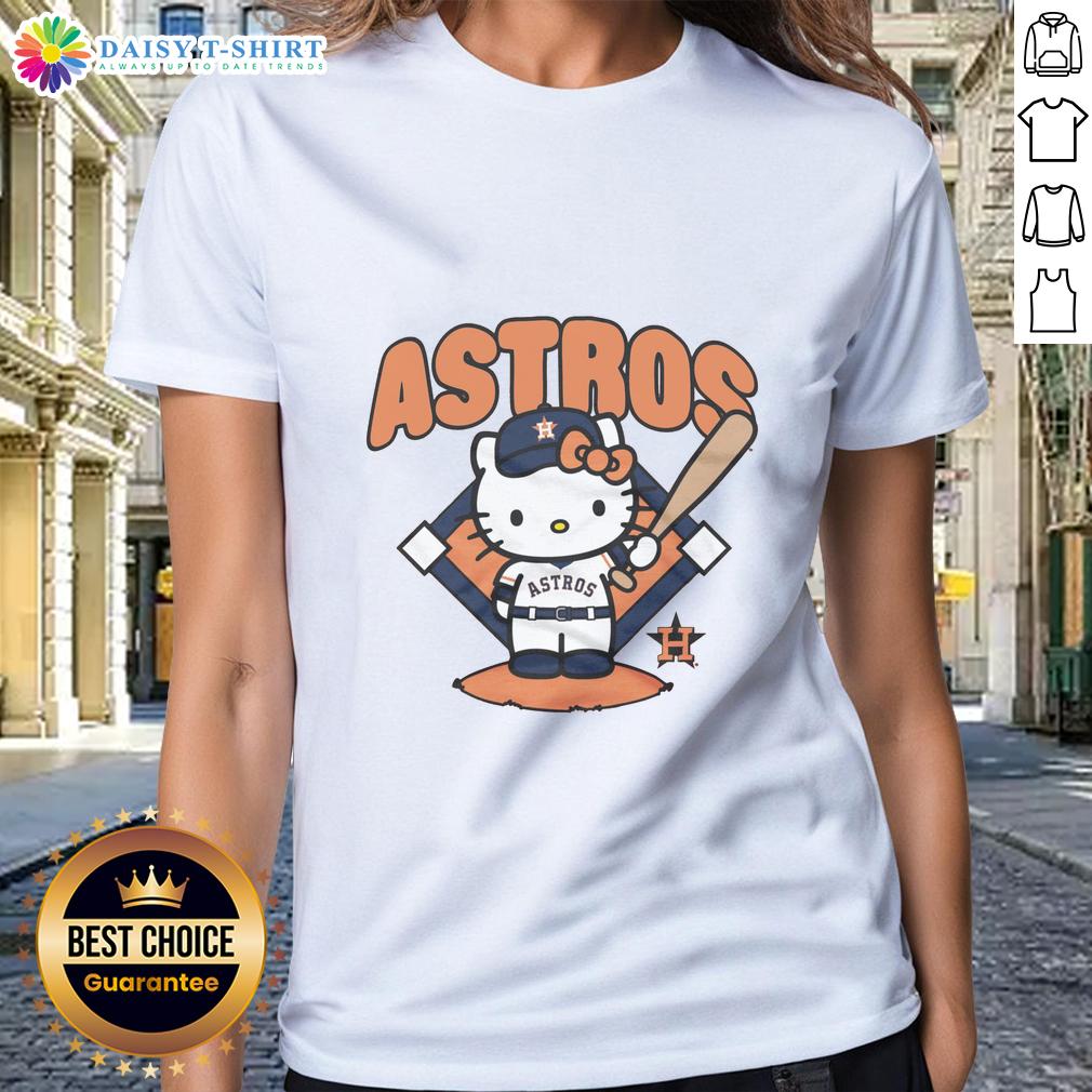 Pretty Houston Astros Hello Kitty Ladies Tee Pretty Houston Astros Hello Kitty ladies tee featuring a stylish design perfect for fans and casual wear.