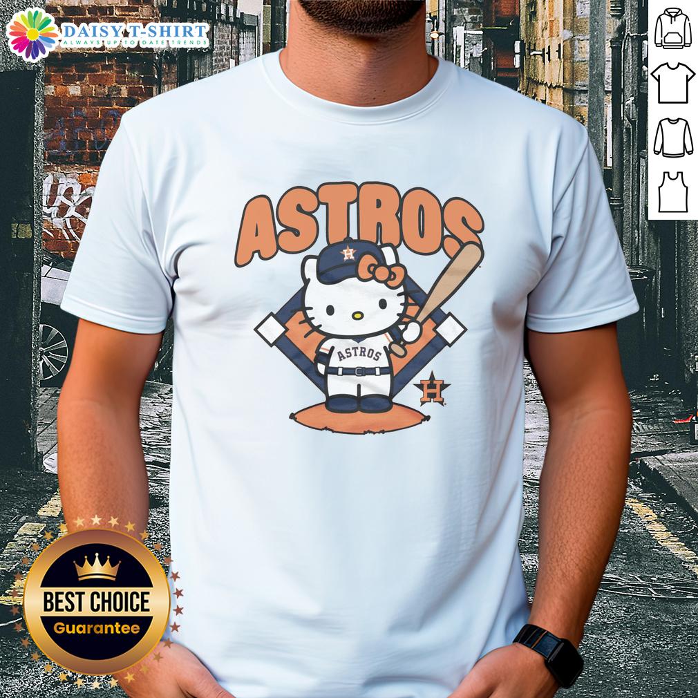 Pretty Houston Astros Hello Kitty T Shirt Pretty Houston Astros Hello Kitty T-Shirt featuring a cute design perfect for fans and stylish casual wear.