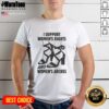Pretty I Support Women's Rights and Women's Arches T-Shirt design featuring bold lettering and vibrant colors.