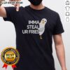 Pretty Imma Steal Ur Fries T-Shirt design featuring playful text and vibrant colors, perfect for food lovers.