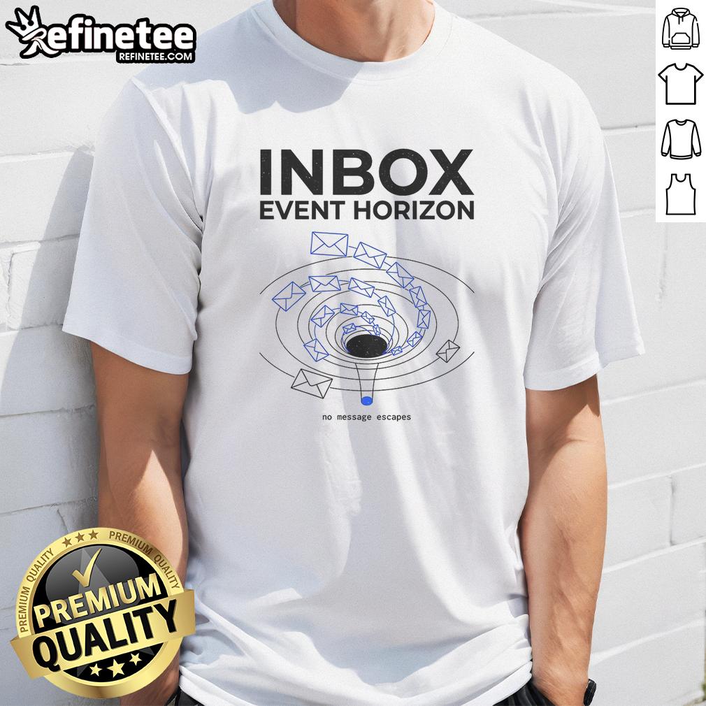pretty-inbox-event-horizon-t-shirt Stylish Pretty Inbox Event Horizon T-Shirt featuring a vibrant cosmic design, perfect for space enthusiasts and casual wear.