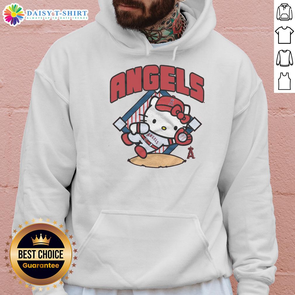 Pretty Los Angeles Angels Hello Kitty Hoodie Pretty Los Angeles Angels Hello Kitty hoodie featuring vibrant colors and playful design, perfect for fans and fashion lovers.