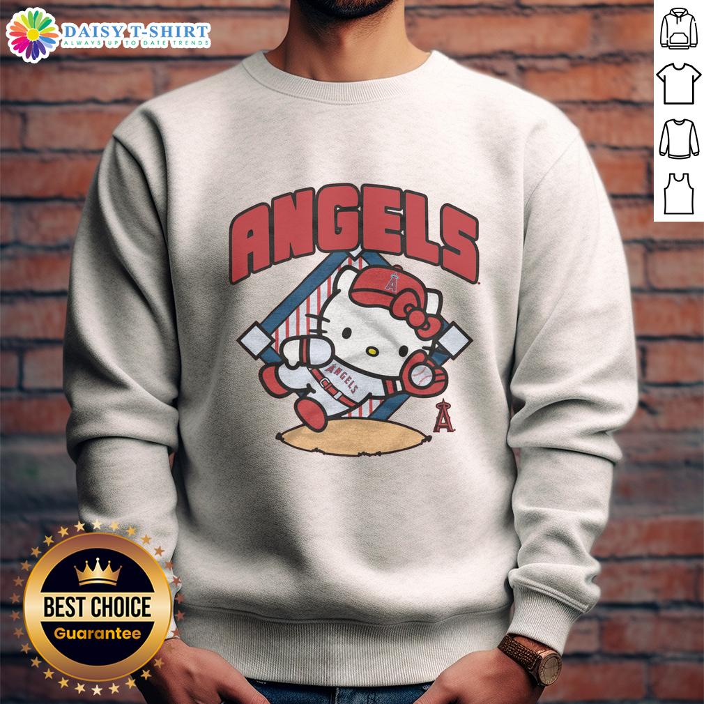 Pretty Los Angeles Angels Hello Kitty Sweatshirt Pretty Los Angeles Angels Hello Kitty sweatshirt featuring a colorful design, perfect for fans and fashion lovers.