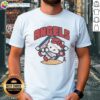 Alt Text: Pretty Los Angeles Angels Hello Kitty T-Shirt featuring colorful graphics and a stylish design for fans and collectors.