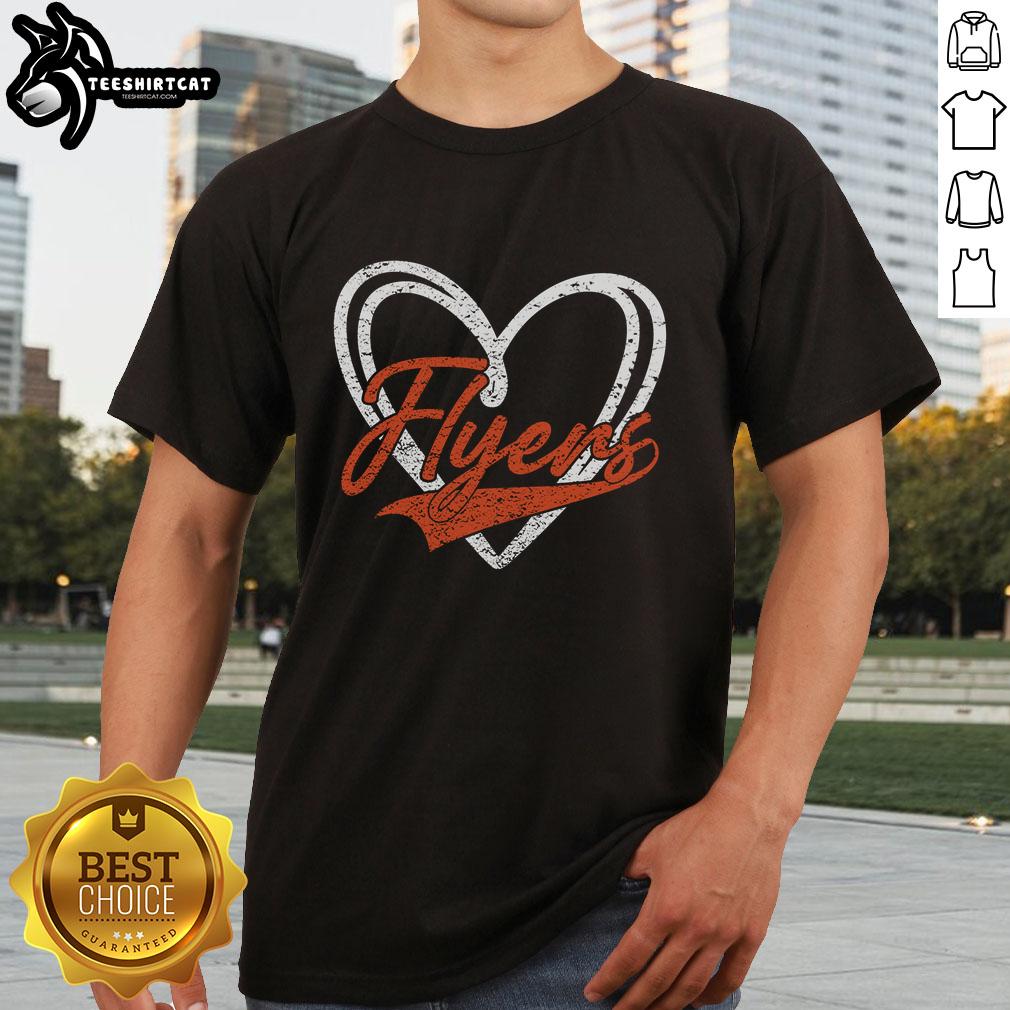 pretty-love-heart-flyers-t-shirt-1 Pretty Love Heart Flyers T-Shirt featuring a colorful heart design, perfect for expressing love and style.