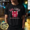 Alt Text: Pretty Mississippi State Bulldogs NCAA Baseball Hall State Home Plate T-Shirt featuring team colors and logo.