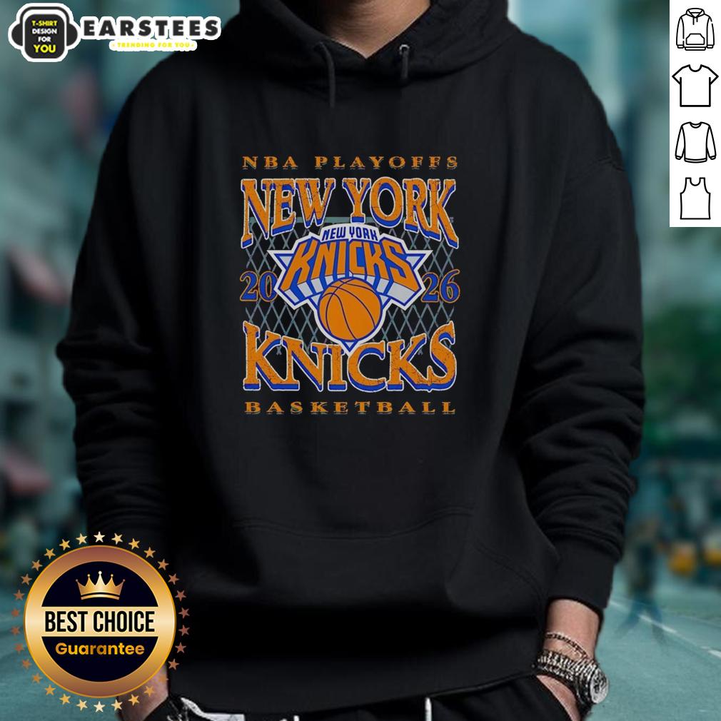 pretty-new-york-knicks-basketball-nba-playoffs-2026-retro-hoop-hoodie Retro New York Knicks basketball hoodie for NBA Playoffs 2026, featuring vibrant team colors and stylish design.