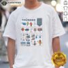 Alt Text: Oklahoma City Thunder 2026 Playoffs team building t-shirt featuring vibrant colors and bold Thunder logo design.