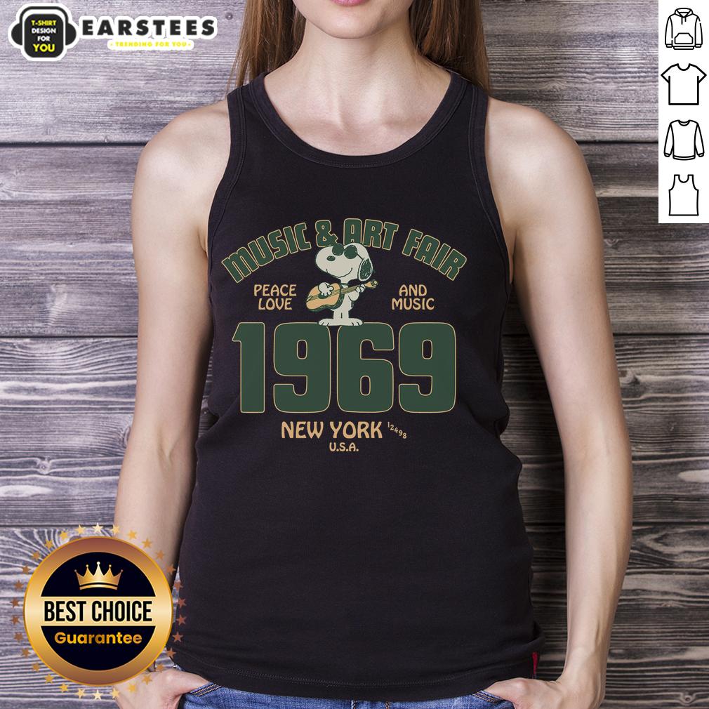 pretty-peanuts-music-and-art-fair-1969-snoopy-tank-top 1969 Pretty Peanuts Music and Art Fair Snoopy tank top featuring colorful graphics and retro design.