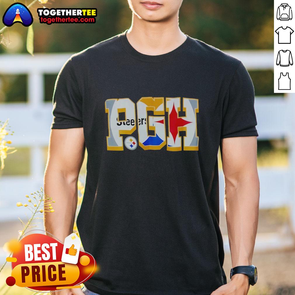 Pretty Pgh Pittsburgh Steelers Football Nfl Graphic T Shirt Pretty Pgh Pittsburgh Steelers NFL graphic t-shirt featuring a stylish design for fans of the team.