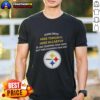 Pretty Pittsburgh Steelers T-shirt featuring Mike Tomlin and Mike McCarthy designs, perfect for fans and collectors.