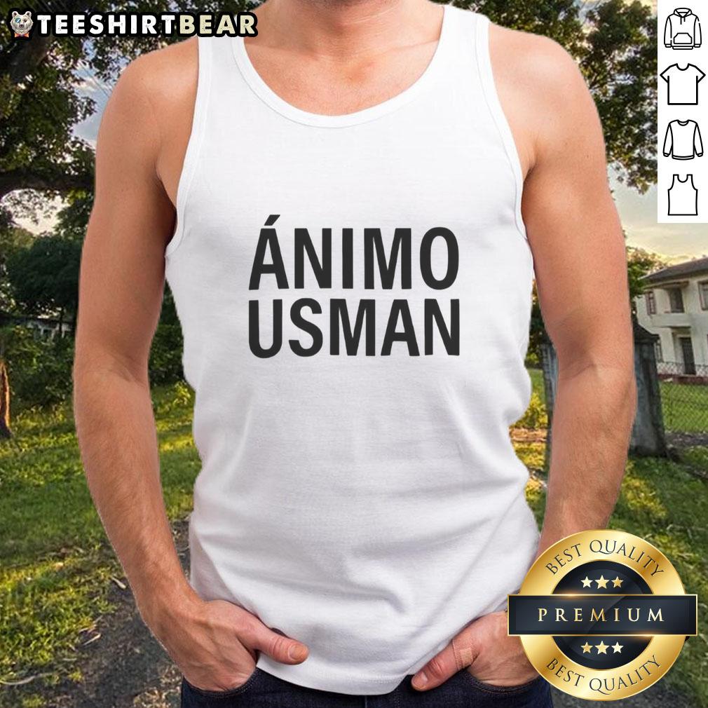 pretty-real-madrid-players-with-stay-strong-usman-tank-top Real Madrid players wearing 'Stay Strong Usman' tank tops, showcasing team spirit and support for Usman.