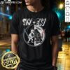 Pretty Sky Vs Sky Star Wars T-Shirt featuring vibrant colors and iconic characters, perfect for fans of the galaxy far away.