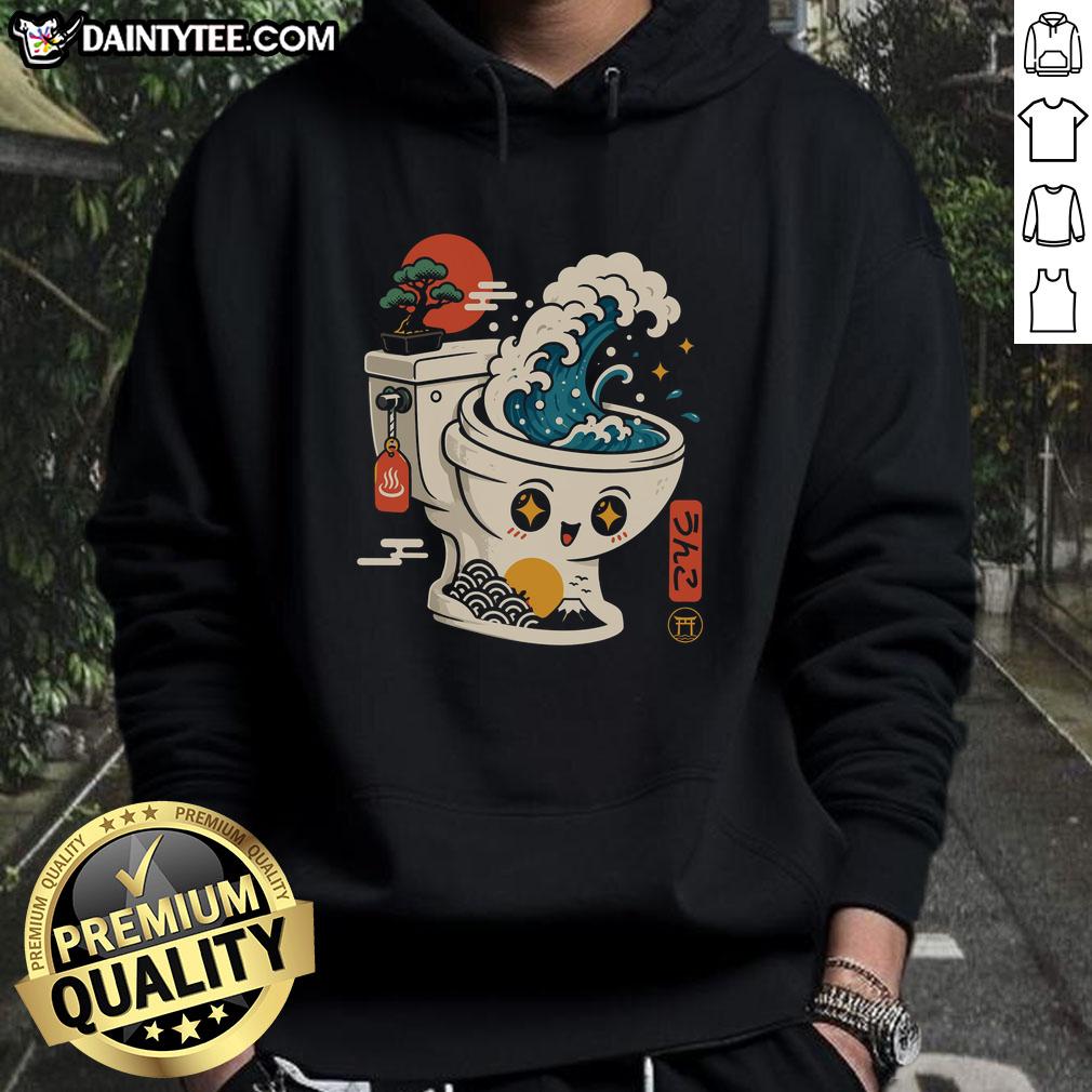 pretty-the-great-flush-wave-funny-toilet-spoof-hoodie Funny toilet spoof hoodie featuring 'Pretty The Great Flush Wave' design, perfect for humor lovers and cozy wear.