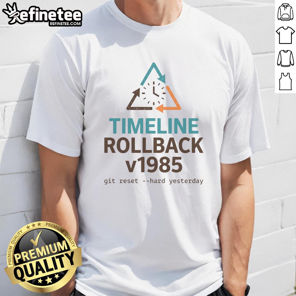 pretty-timeline-rollback-v1985-t-shirt-1 Stylish Pretty Timeline Rollback V1985 T-Shirt featuring retro design, perfect for vintage fashion enthusiasts.