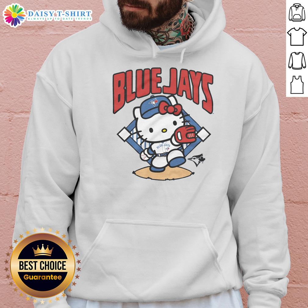 Pretty Toronto Blue Jays Hello Kitty Hoodie Pretty Toronto Blue Jays Hello Kitty hoodie featuring a vibrant design, perfect for fans and fashion lovers alike.