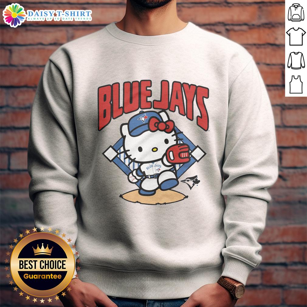Pretty Toronto Blue Jays Hello Kitty Sweatshirt Pretty Toronto Blue Jays Hello Kitty sweatshirt featuring vibrant colors and playful design for fans and fashion lovers.