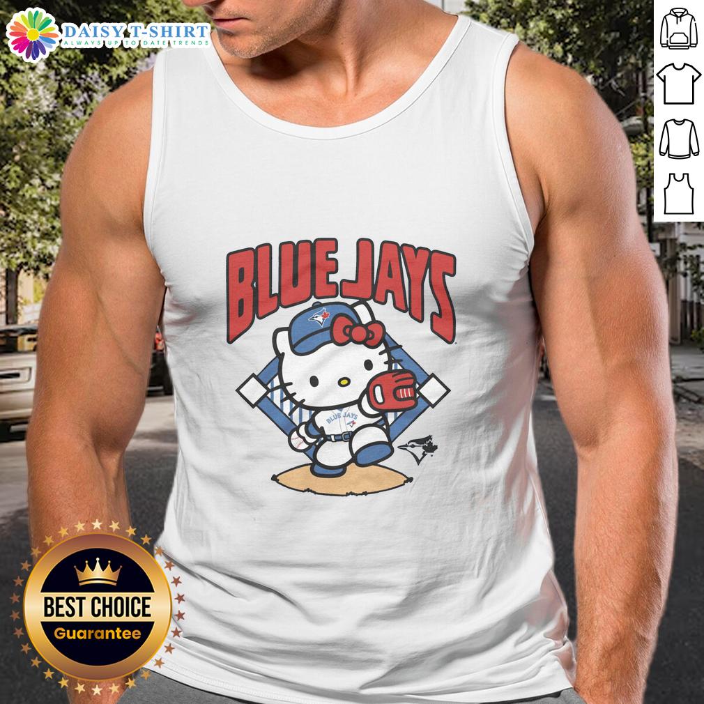 Pretty Toronto Blue Jays Hello Kitty Tank Top Pretty Toronto Blue Jays Hello Kitty tank top featuring a cute design for baseball fans and Hello Kitty lovers.
