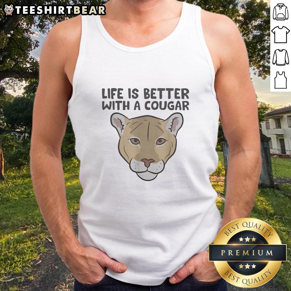 pretty-wildcat-life-is-better-with-a-cougar-tank-top Alt Text: Pretty Wildcat Life is Better with a Cougar tank top in vibrant colors, perfect for casual and sporty outfits.