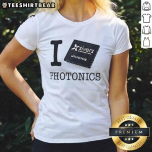Hot Sivers Semiconductors I Photonics Ladies Tee featuring a stylish design for tech enthusiasts and fashion lovers.