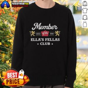 Good Member of the Ellas Fellas Club Since 2023 vintage sweatshirt, featuring stylish design and cozy fit for casual wear.