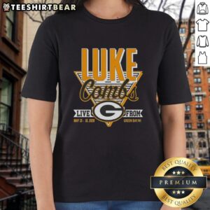 Premium Green Bay Packers Luke Combs ladies tee, May 15-16, 2026, Green Bay, WI, featuring vibrant team colors and design.