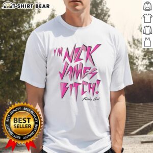Alt Text: Good I'M Nick James Super Freaky Girl T-Shirt featuring colorful graphics and trendy design for stylish fans.