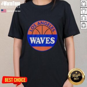 Premium Los Angeles Waves ladies tee featuring a stylish design, perfect for casual wear and beach outings.