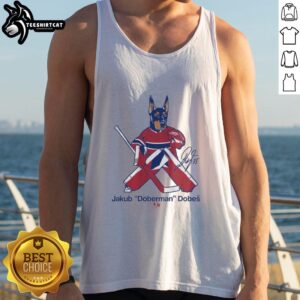 Nice Jakub Dobes Doberman tank top featuring a stylish design perfect for dog lovers and casual wear.