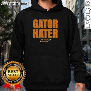 Alt Text: Original Gator Hater Tennessee Football Rivalry Fan Hoodie featuring bold graphics and team colors for dedicated fans.