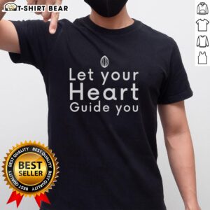 Original Maya Moon Cacao Eco T-Shirt featuring 'Let Your Heart Guide You' design for eco-conscious fashion lovers.