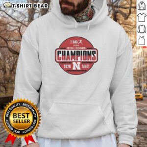Good Nebraska Huskers 2026 Big Ten Softball Tournament Champions hoodie featuring a stylish circle design.