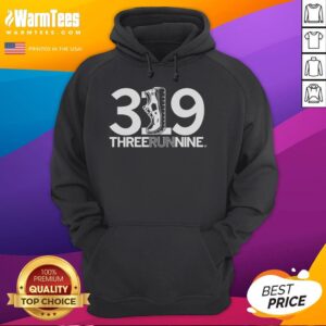 Stylish Premium Three Run Nine Hoodie in black, featuring a comfortable fit and modern design for casual wear.