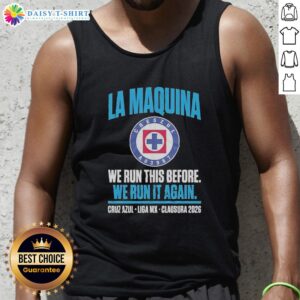 Premium Cruz Azul La Maquina tank top for Liga MX Clausura 2026 semifinals, showcasing team pride and style.