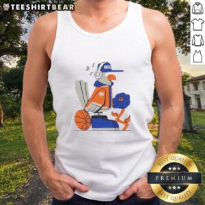 Good New York Knicks tank top featuring 'Go New York Go' slogan, perfect for fans supporting their favorite basketball team.