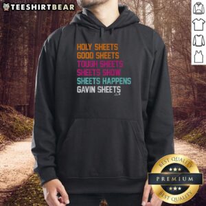 Premium Gavin Sheets hoodie featuring a stylish design and soft fabric, perfect for fans and everyday wear.