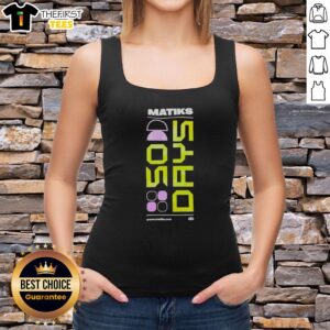 Top Matiks 50 Days Streak Tank Top in vibrant colors, perfect for workouts and casual wear.