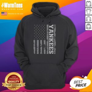 Alt Text: Good Yankee American Flag Hoodie featuring a stylish design with a vibrant flag print, perfect for patriotic fashion.