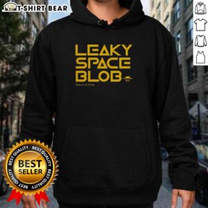 Pretty leaky space blob design on Mary Ryland and Rocky hoodie, showcasing vibrant colors and unique artwork.