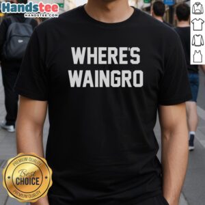 Original Where's Waingro Heat Movie Meme T-Shirt featuring iconic design and humorous graphics for fans of the film.